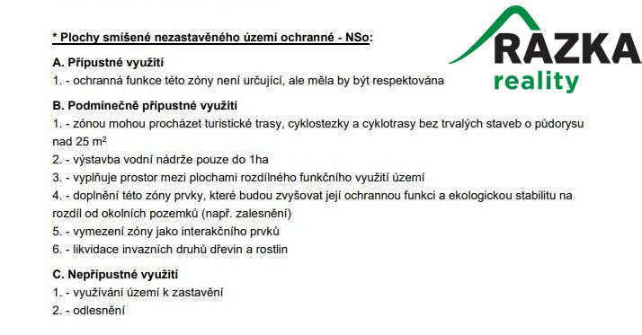 Pozemky (5 323 m2) v k.ú. Oldřichov