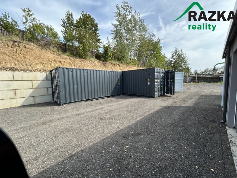 Pronájem skladových prostorů v oploceném areálu - Planá