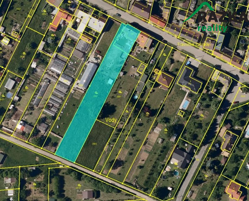 Prodej pozemku Kroměříž - kú. Trávník