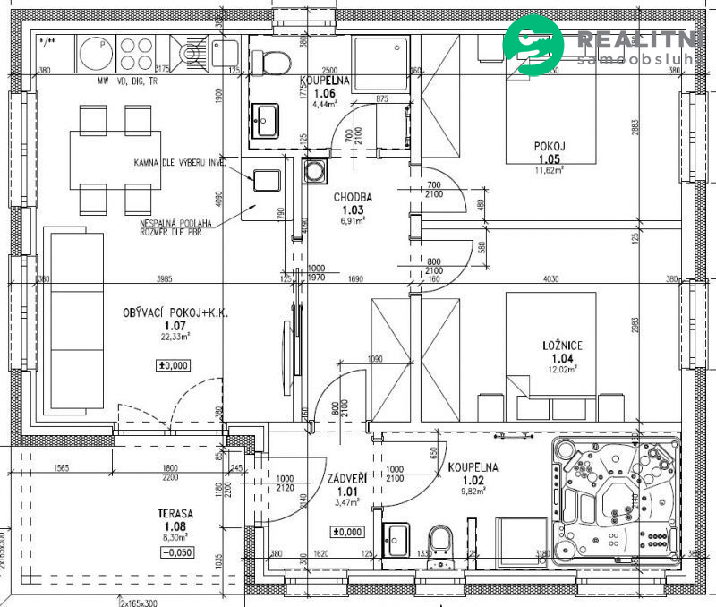 Stavební pozemek s povolenou stavbou