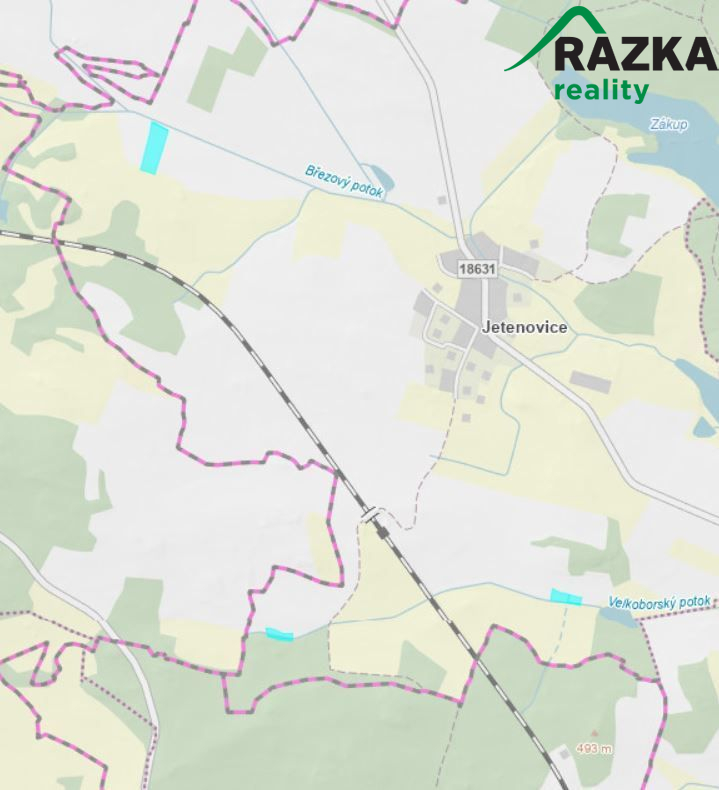 Soubor pozemků Velký Bor - Jetenovice, 12 986 m²