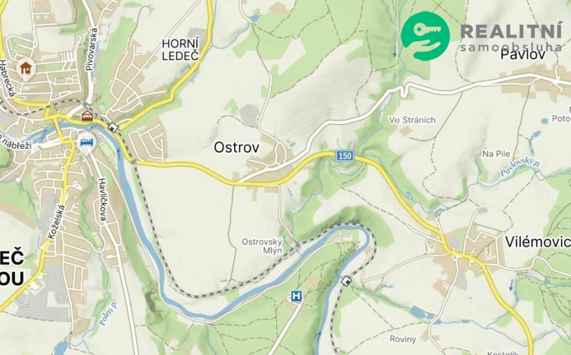 Podíl na pozemku Vilémovice u Ledče nad Sázavou