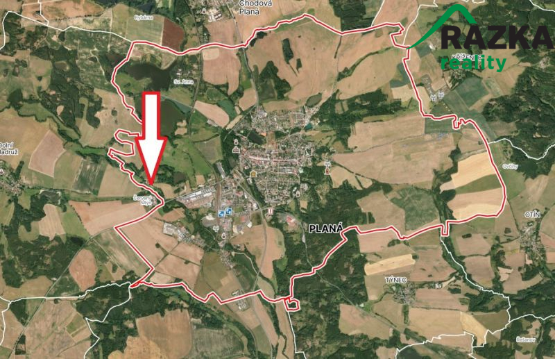 Soubor pozemků 11,3 ha v kú. Planá u Mariánských L