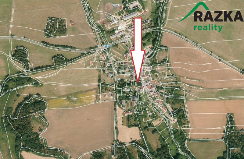 Prodej stavebního pozemku v obci Otín 