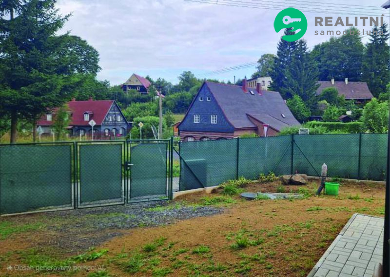 Zastavitelný pozemek v Krásné Lípě 887 m&sup2;.