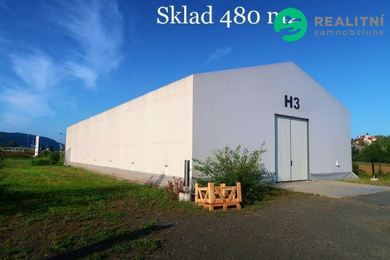 Nájem studené haly 480 m2, Exit D5, KRÁLŮV DVŮR (B