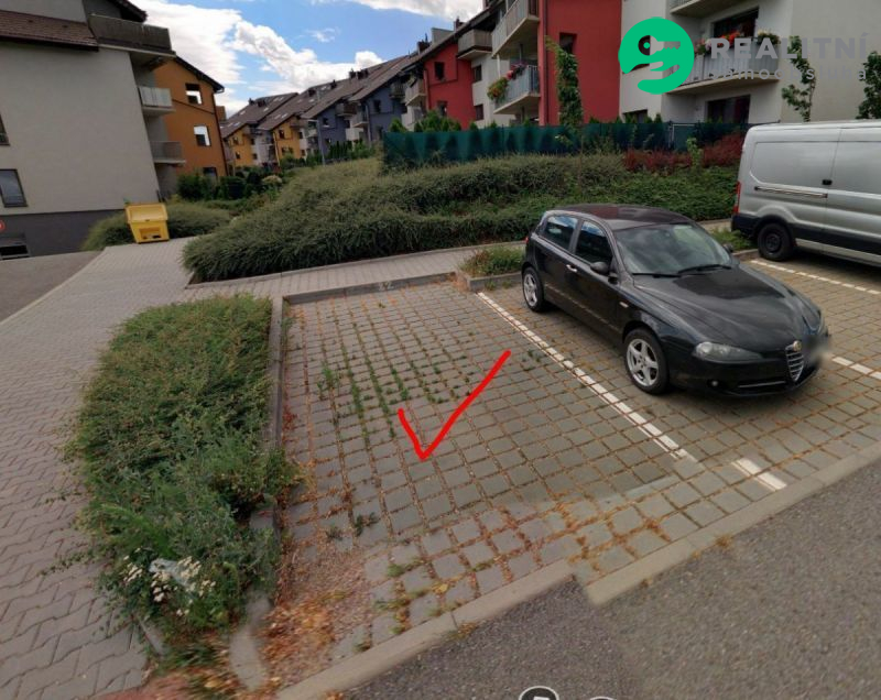 Venkovní parkovací stání, ulice Jabloňová, Moravany