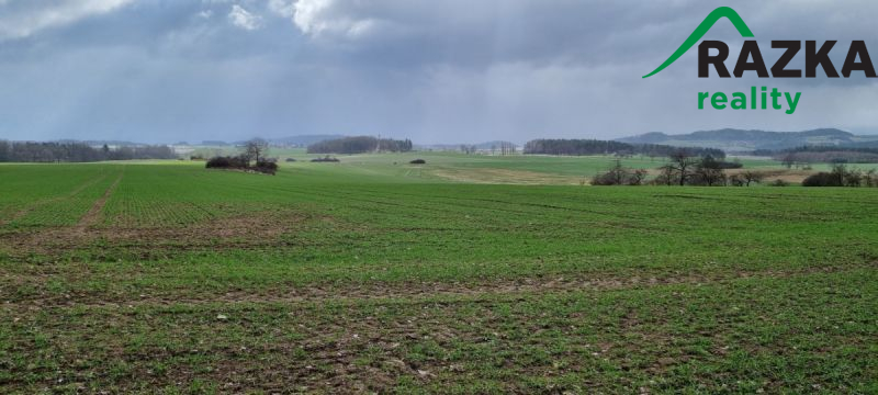 Zemědělské pozemky 86 hektarů Nalžovské hory