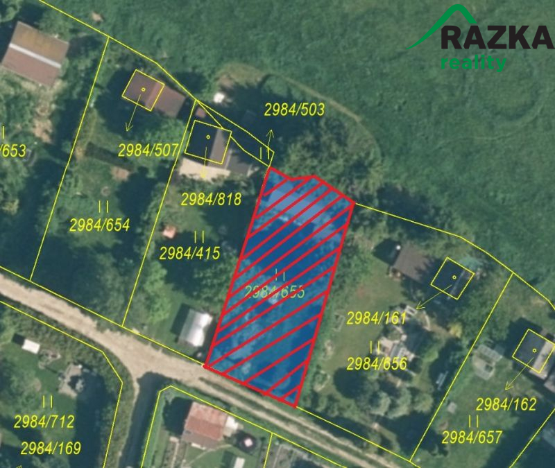 Prodej zahrady s chatkou – Tachov, u minerálky