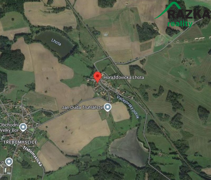 Soubor pozemků v k. ú. Horažďovická Lhota , 13 970 m2