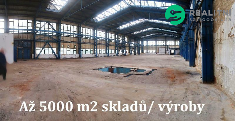 Nájem ploch sklad-výroba, od 500 až 4000 m2, PŘÍBRAM