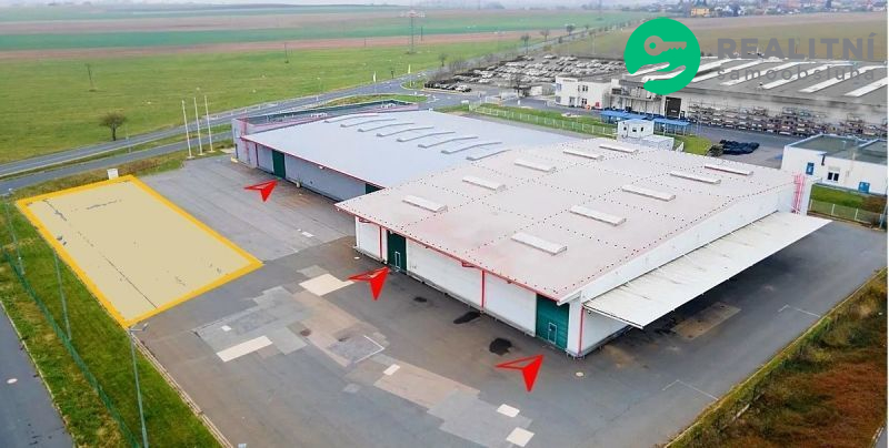 Nájem temper. skladu 800 m2, viditelný z D5, u ROKYCAN