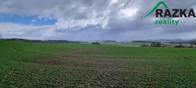 Zemědělské pozemky 86 hektarů Nalžovské hory