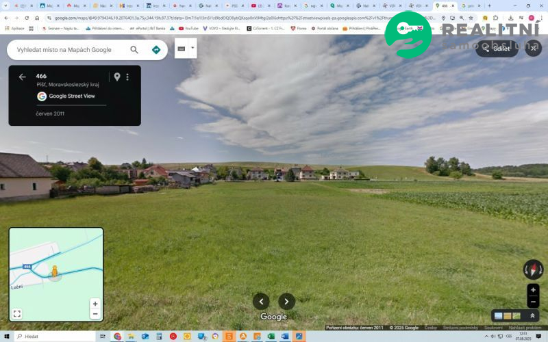 Prodej stavebního pozemku o výměře 910 m2 v k. ú. 