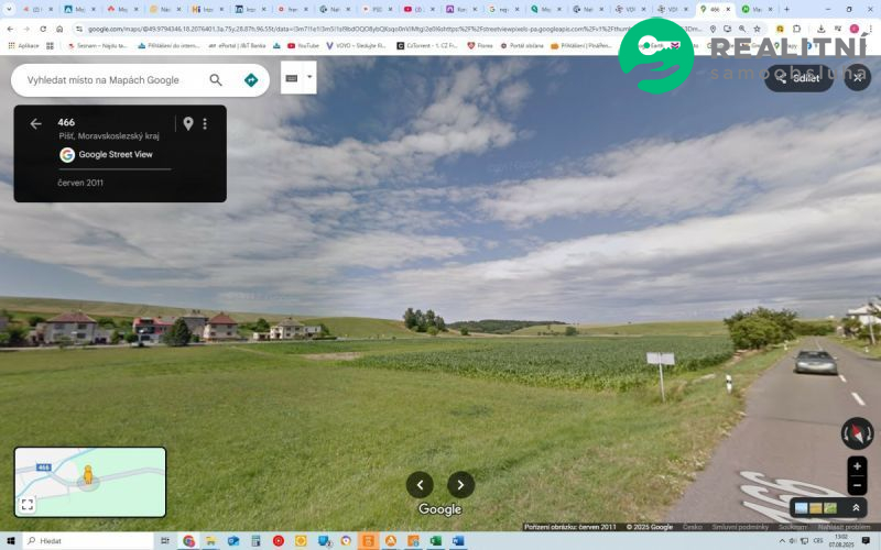 Prodej stavebního pozemku o výměře 910 m2 v k. ú. 