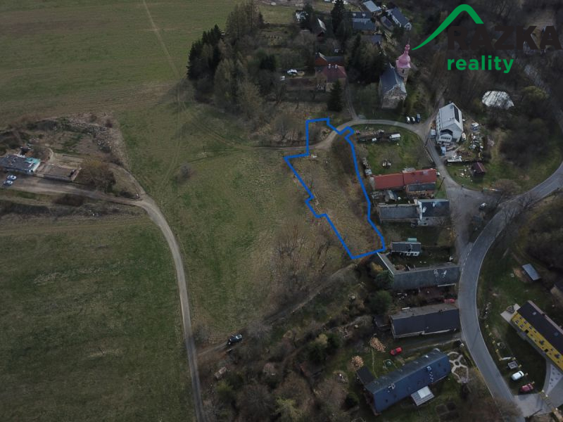 Pozemek pro výstavbu RD Domaslav - Konstantinolázeňsko