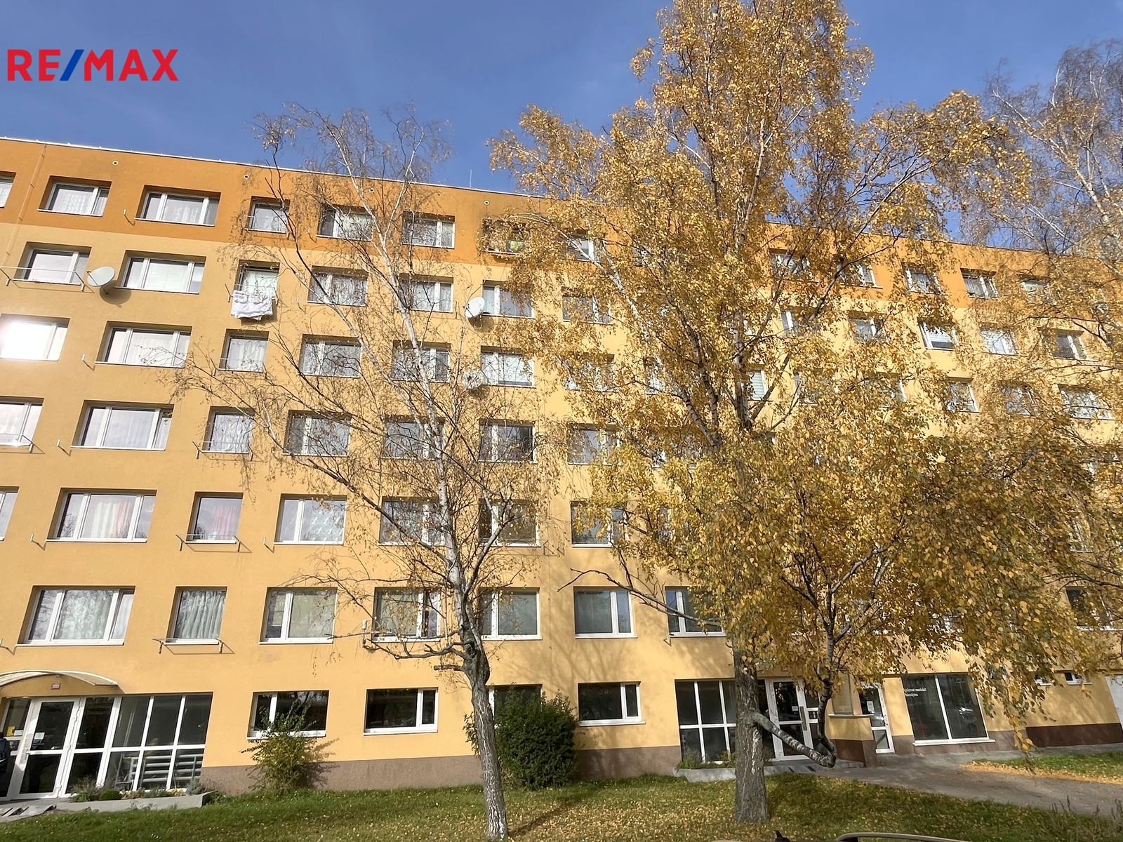 Pohled na panelový dům