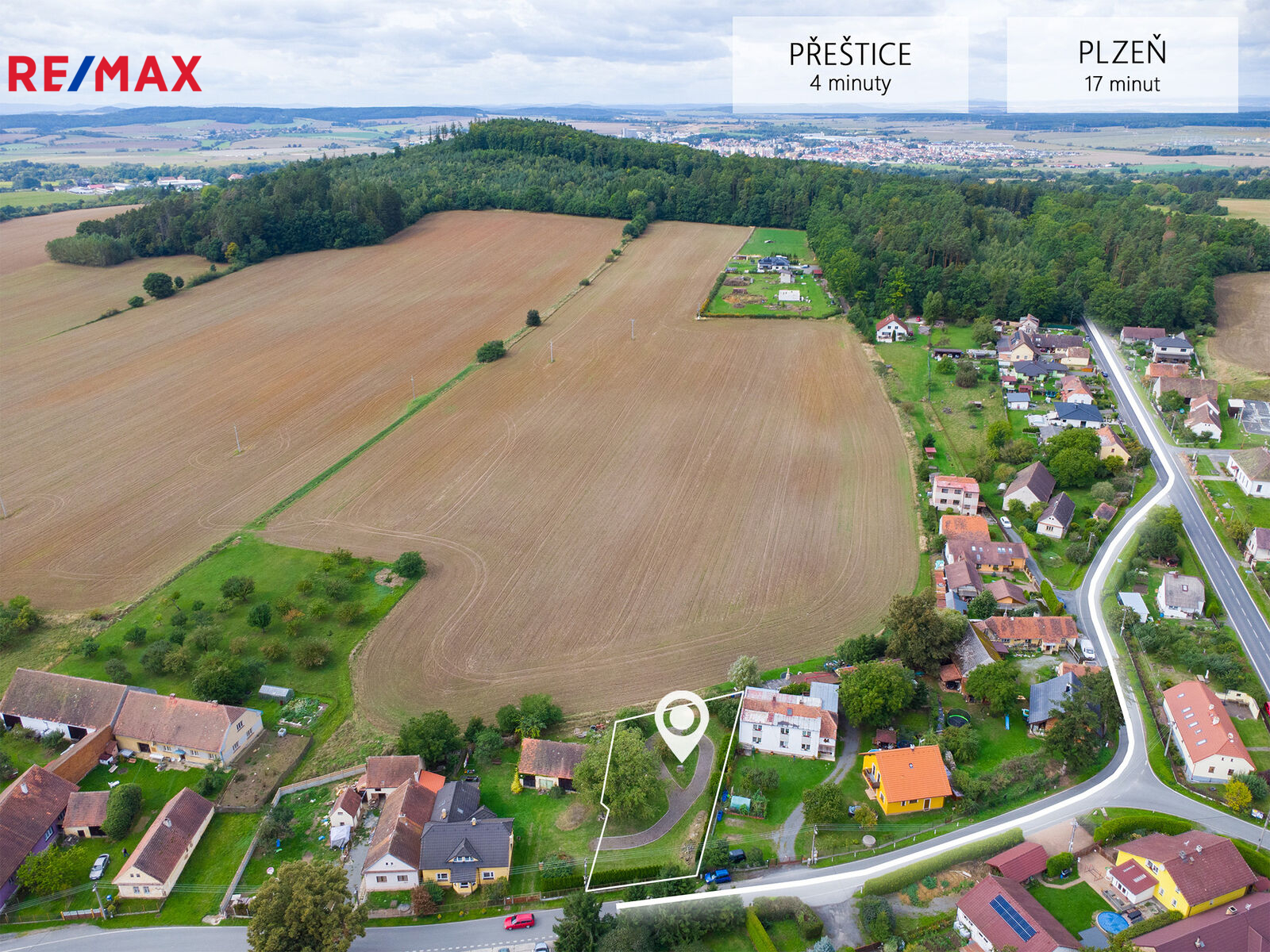  Prodej stavebního pozemku - Kucíny, Příchovice, Přeštice