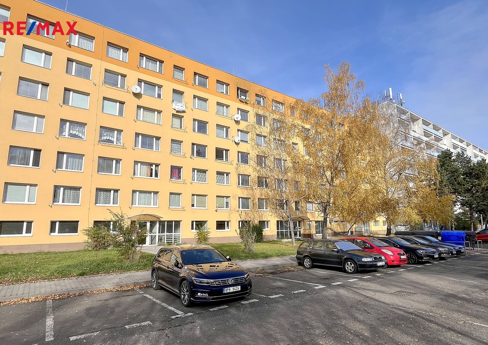 Pohled na panelový dům