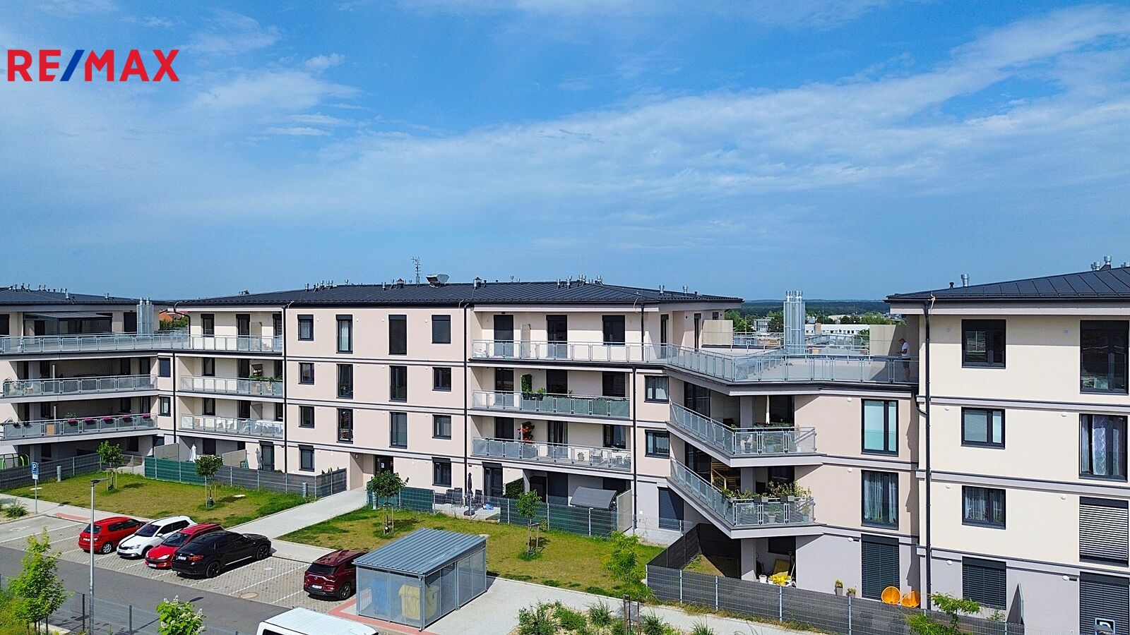 Pohled na bytový dům