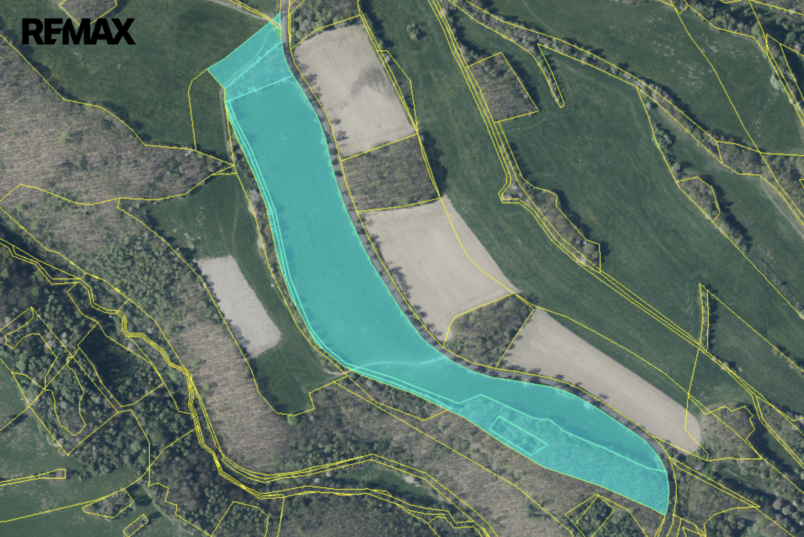 Katastrální ortofoto mapa