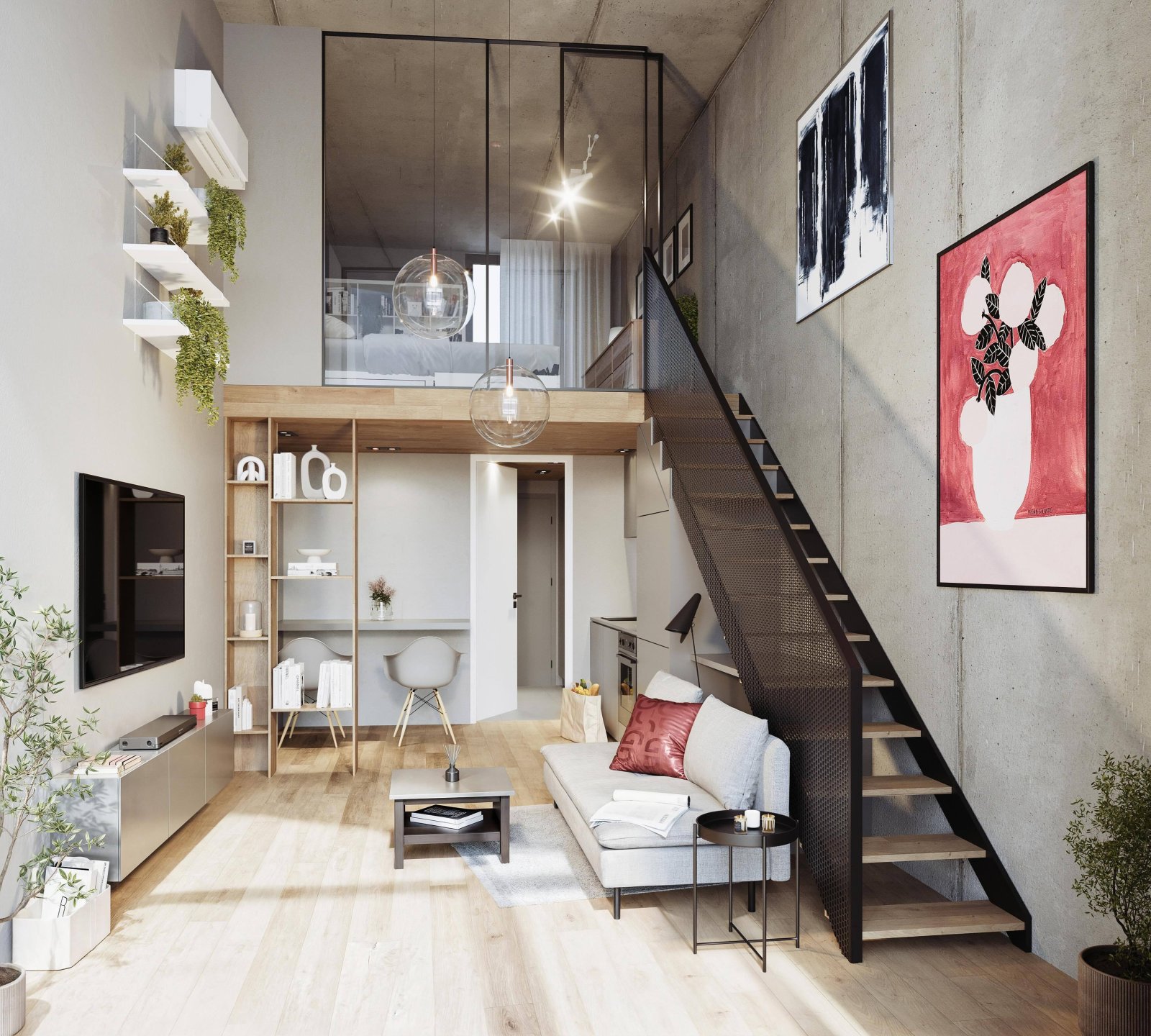 City Lofts Chodov_investicni interier1_Developer G