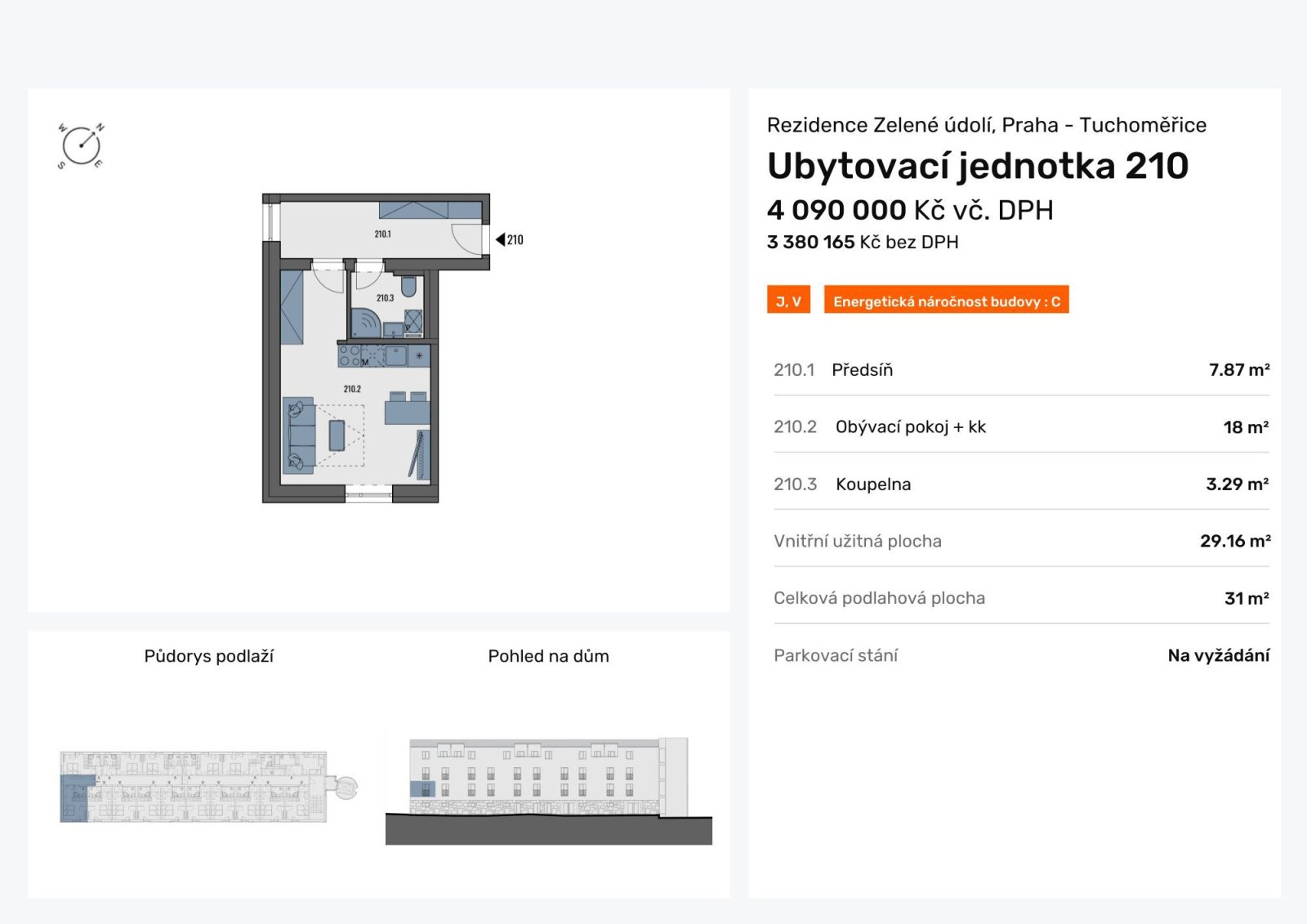 GARTAL_Rezidence_Zelené_údolí_Ubytovací_jednotka_2