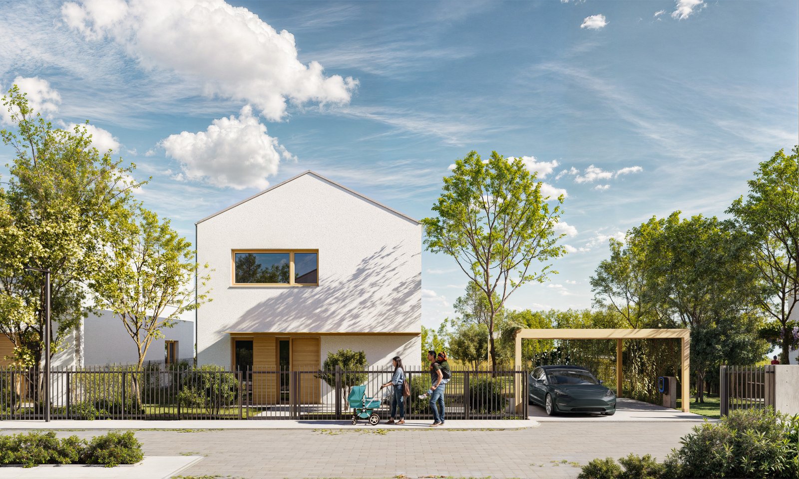 Signature Kolovraty - dům na klíč - léto - developer GARTAL.jpg