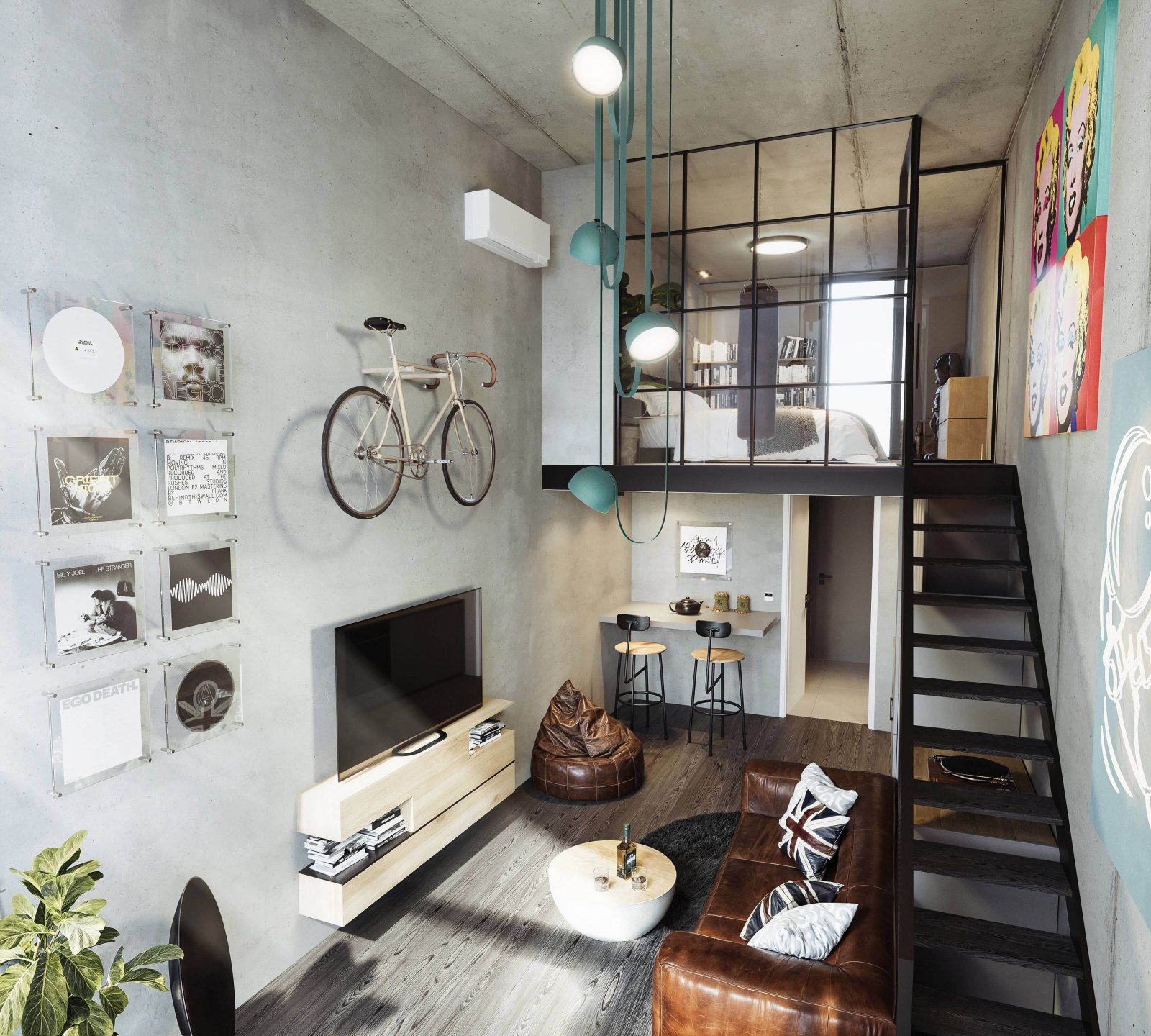 City Lofts Chodov_indistrial interier1_Developer G