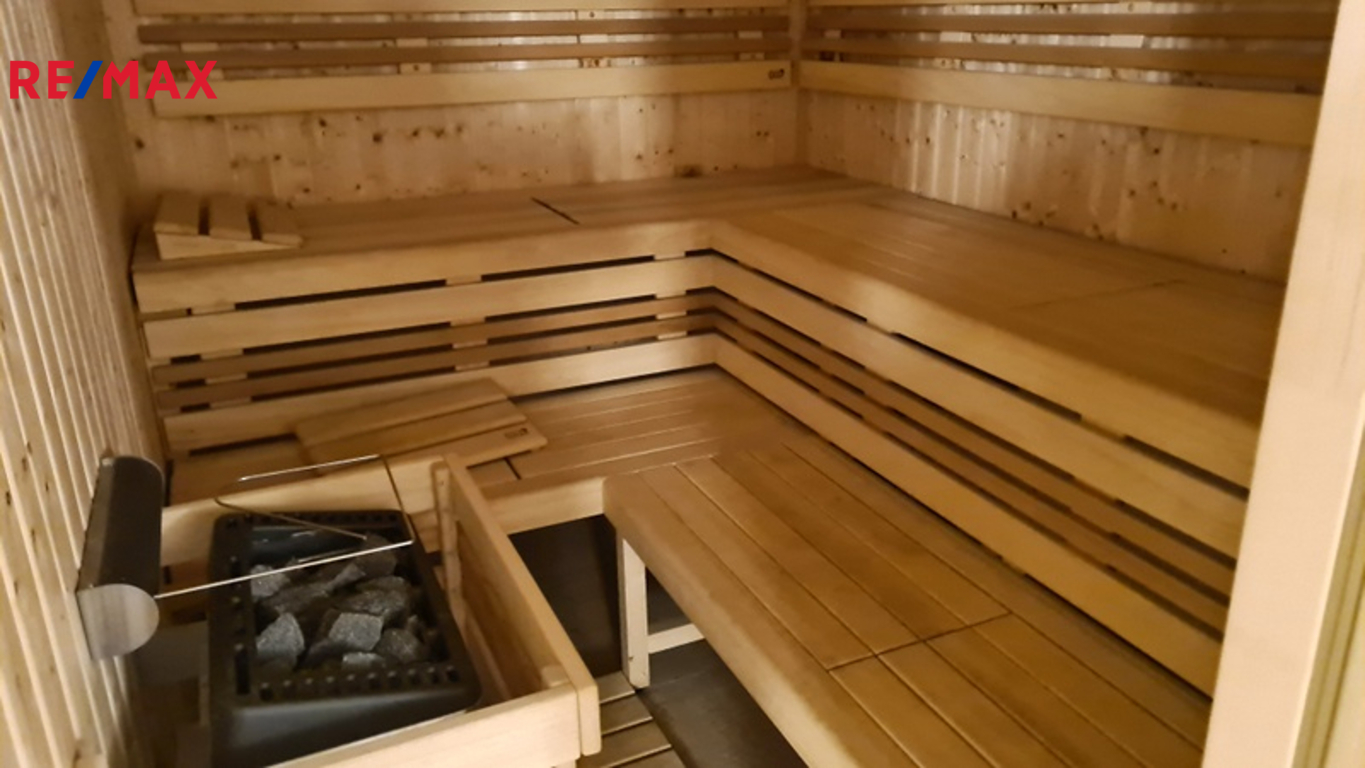 V suterénu domu je k dispozici sauna