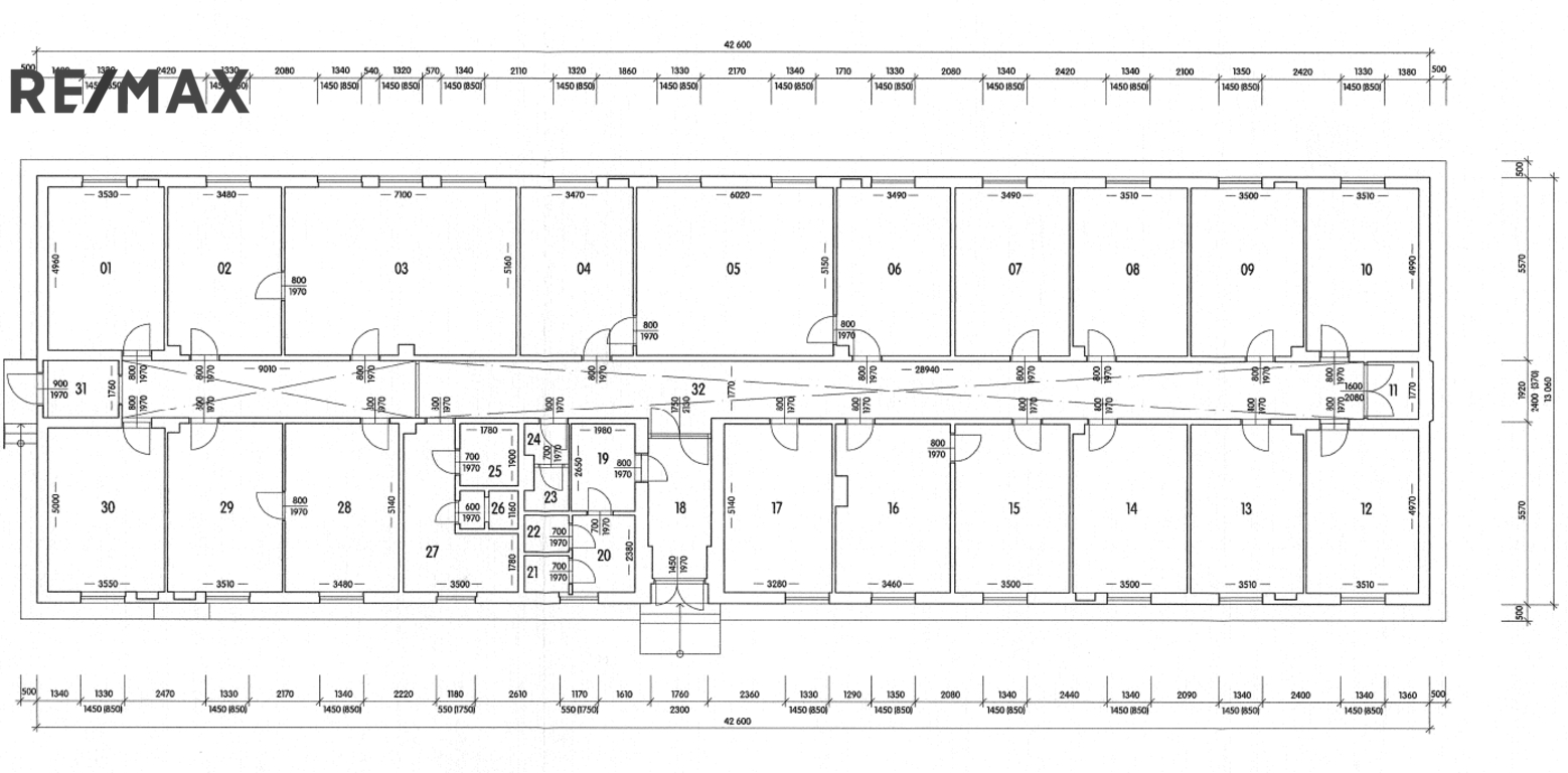 Půdorys kanceláře 1