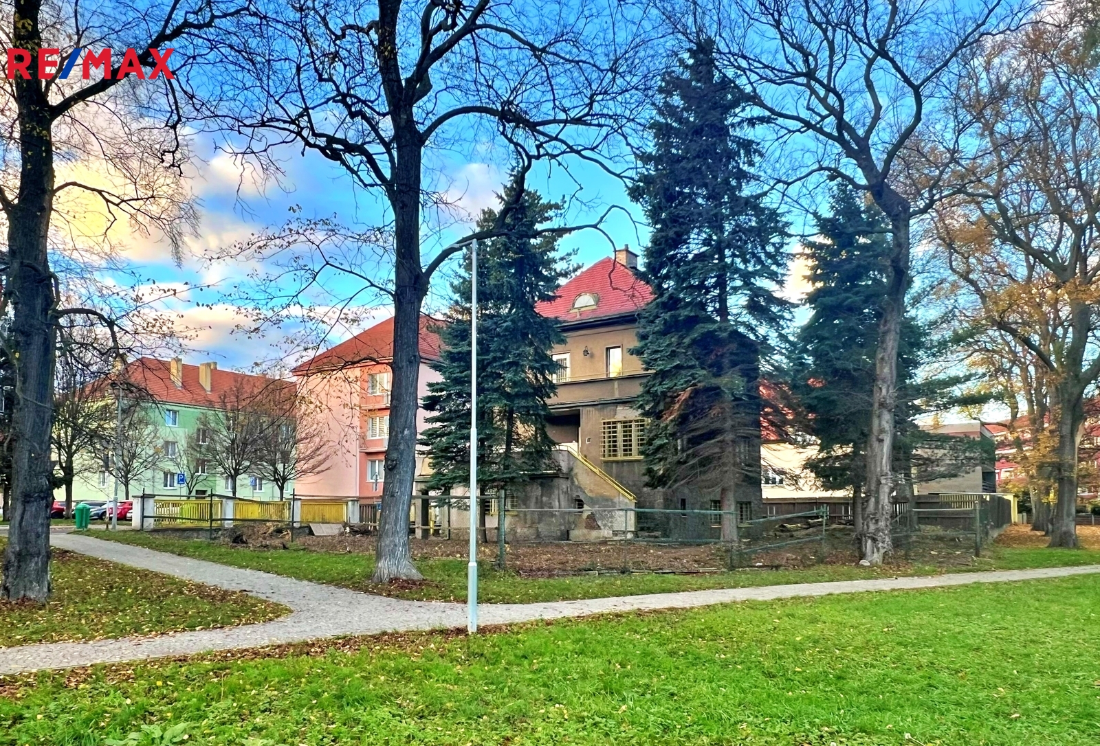 pohled od parku B. Smetany