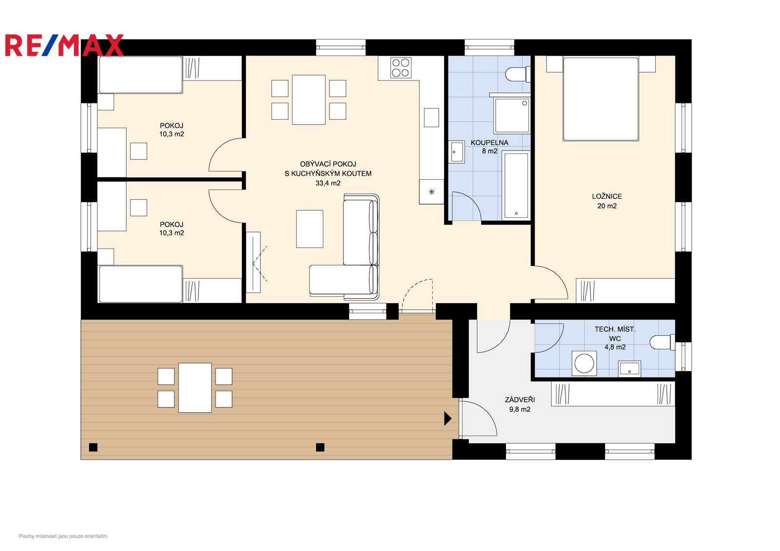 Půdorys plánovaného domu