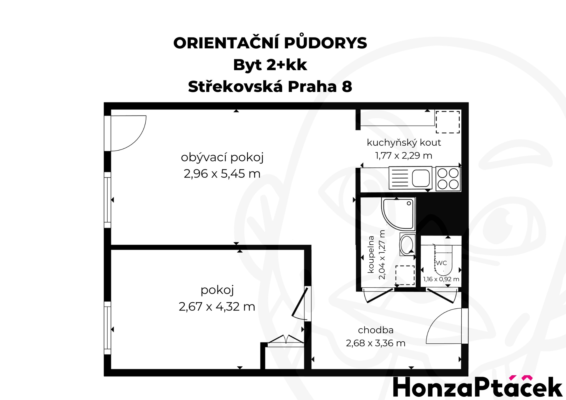 Prodej bytu 2+kk,Střekovská,Praha-Kobylisy Honza P