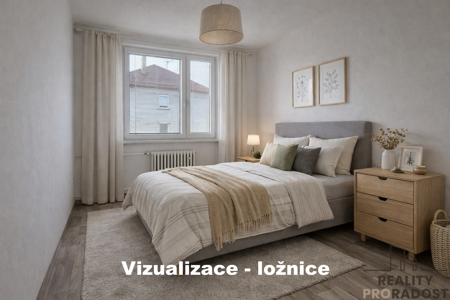 Byt 3+1 Kněžpole - vizualizace