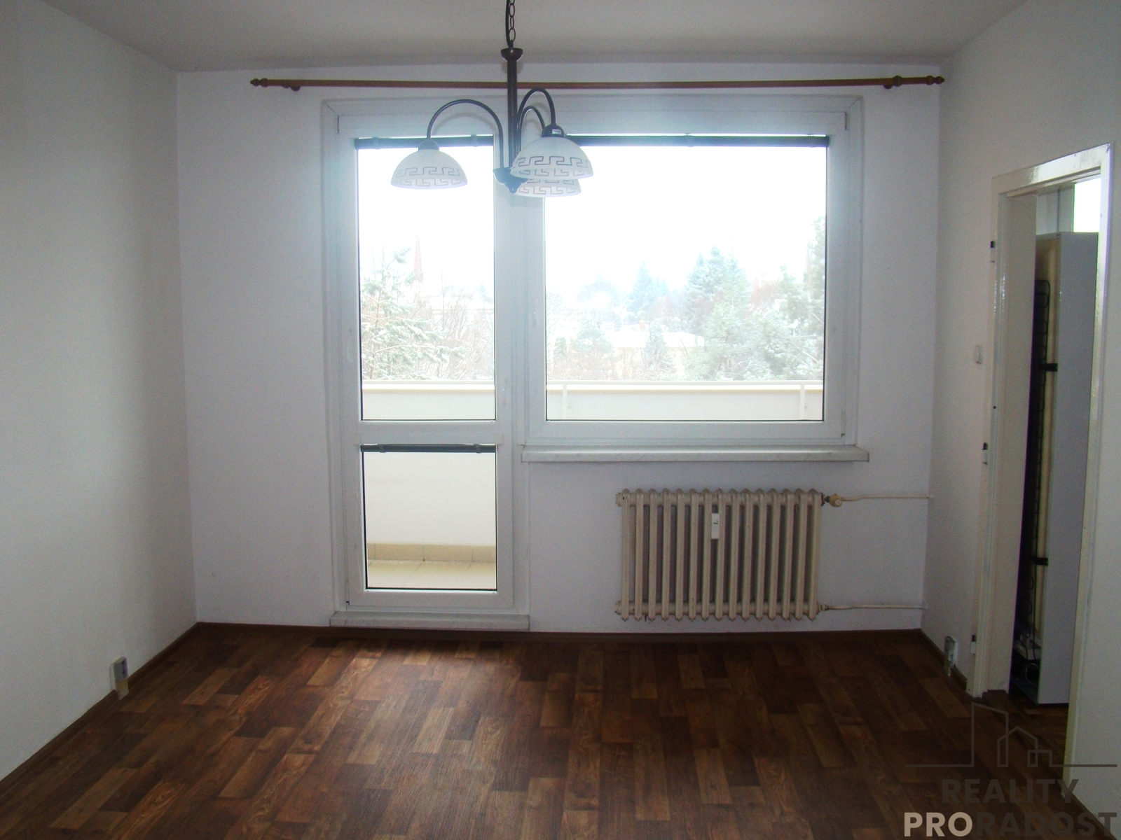 hlavní část obývacího pokoje