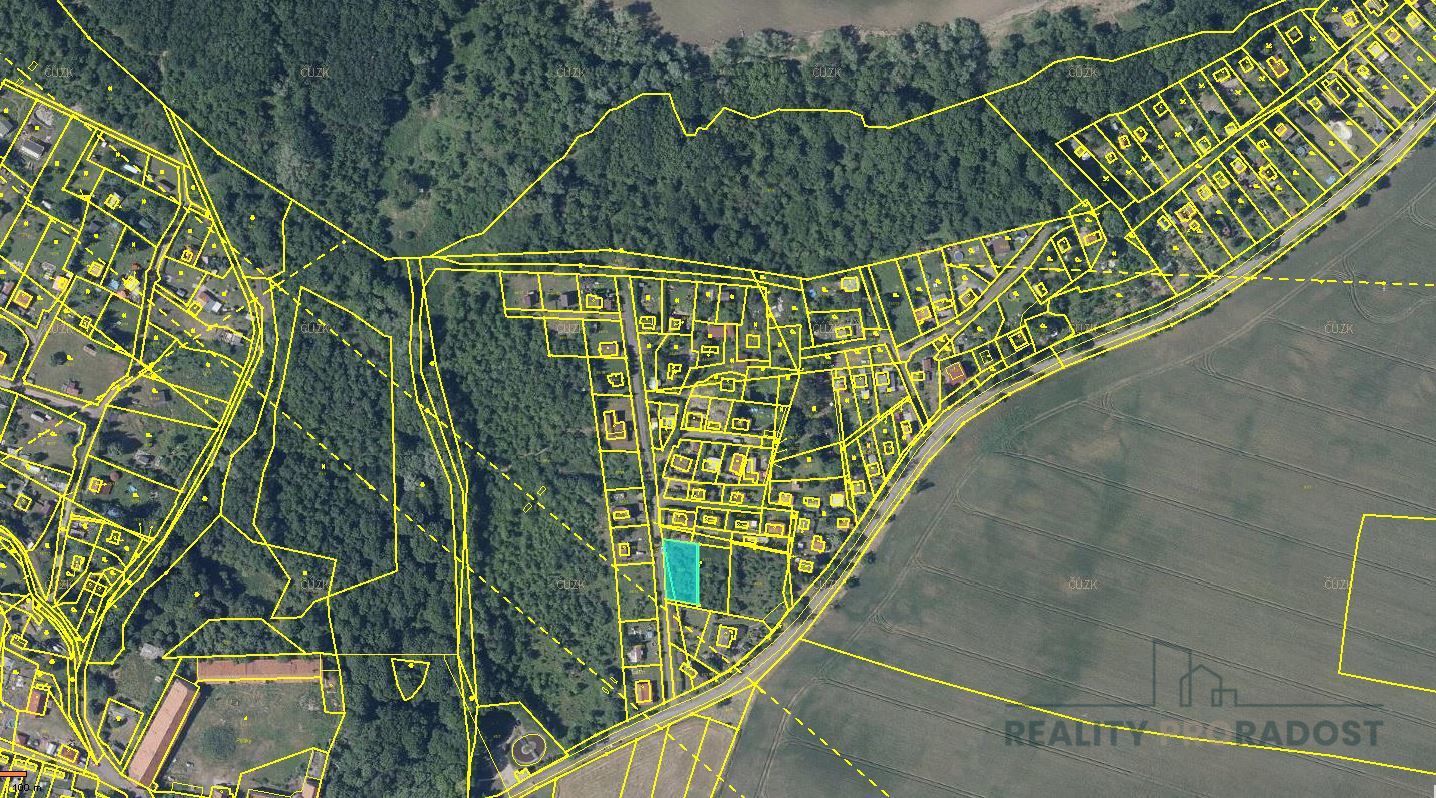 Pronájem stavební parcely, 585 m² Chbany (okres Chomutov), obrázek 1