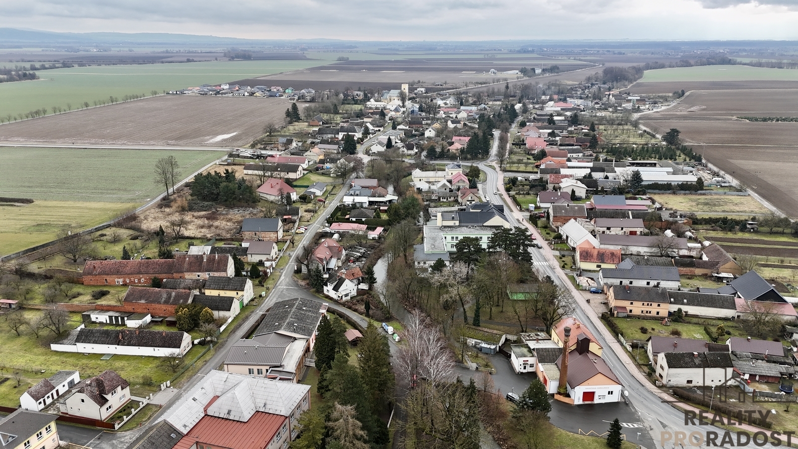 Pohled na obec