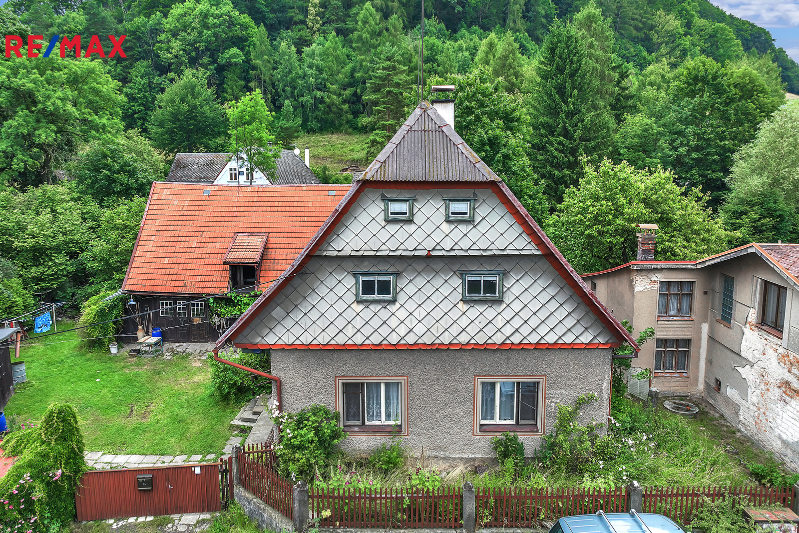 Rodinný dům, Machov - pohled na dům