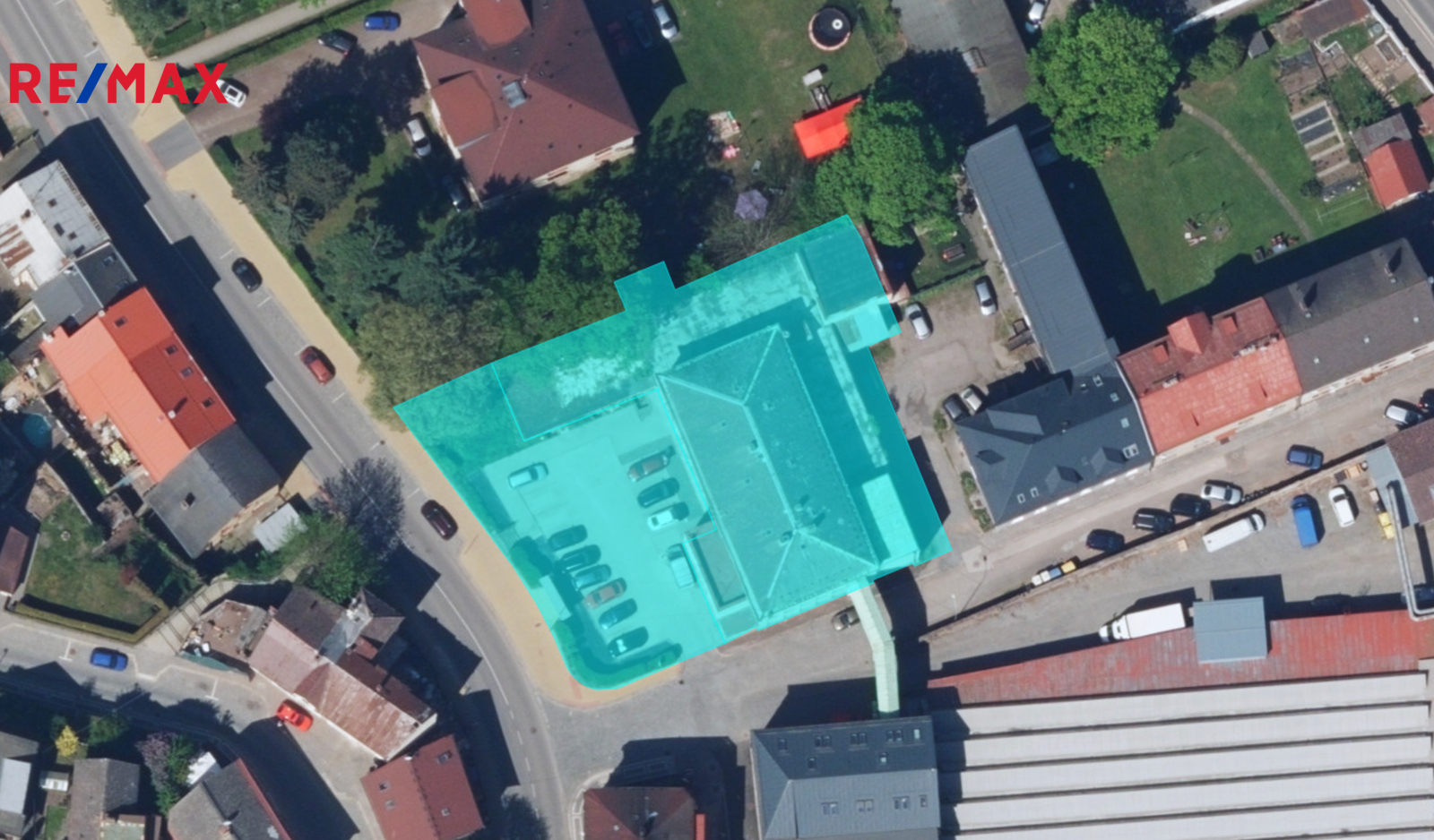 Katastrální mapa pozemku