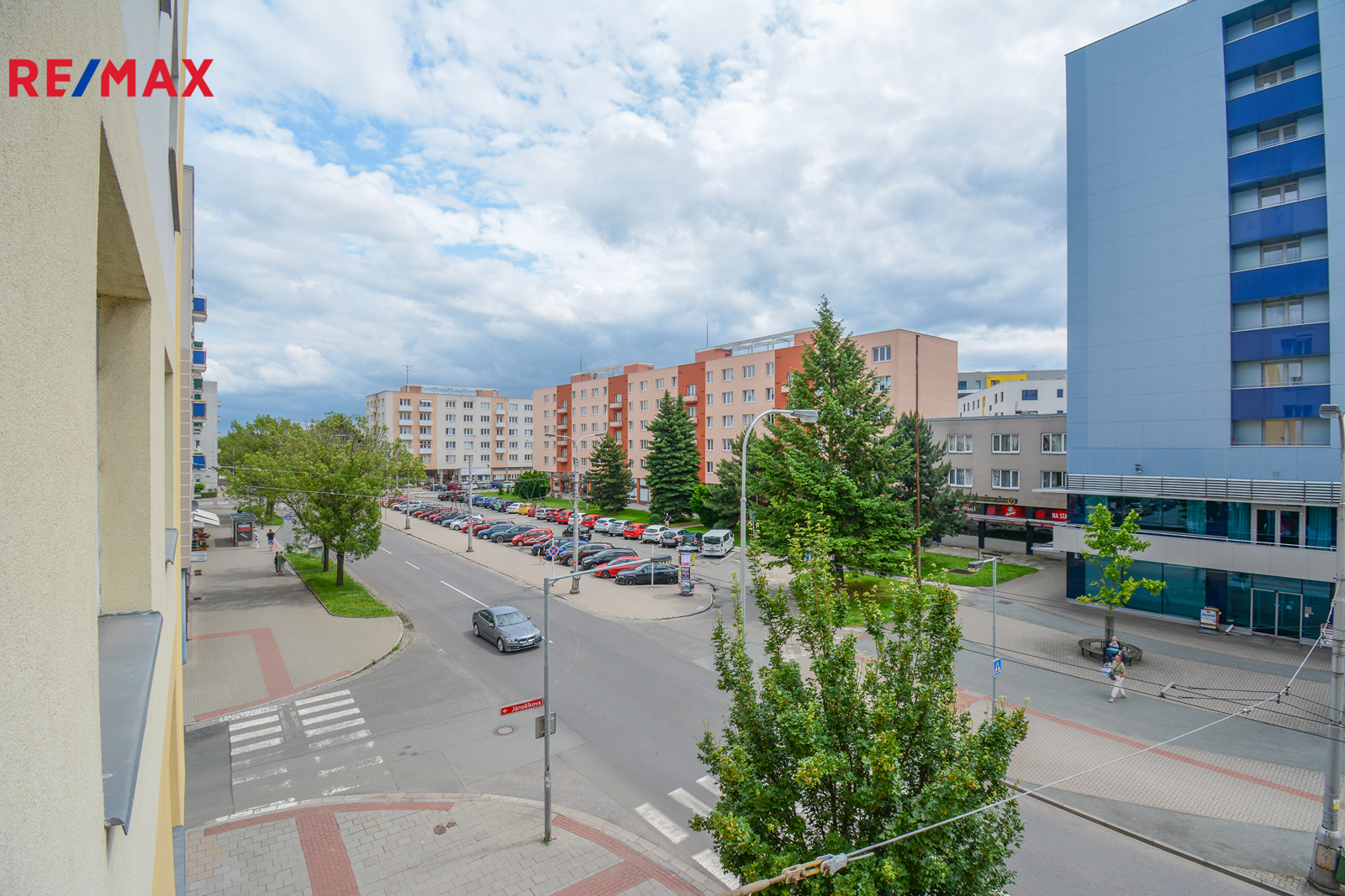Výhled z balkónu