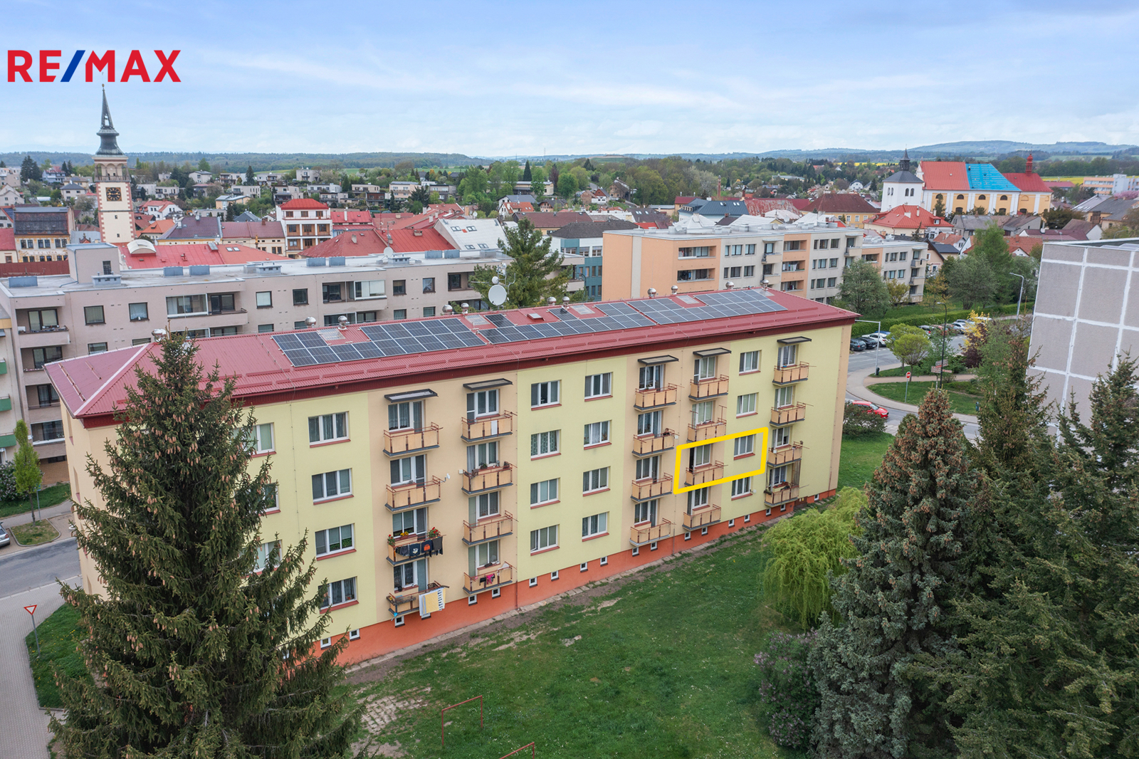 zákres balkon