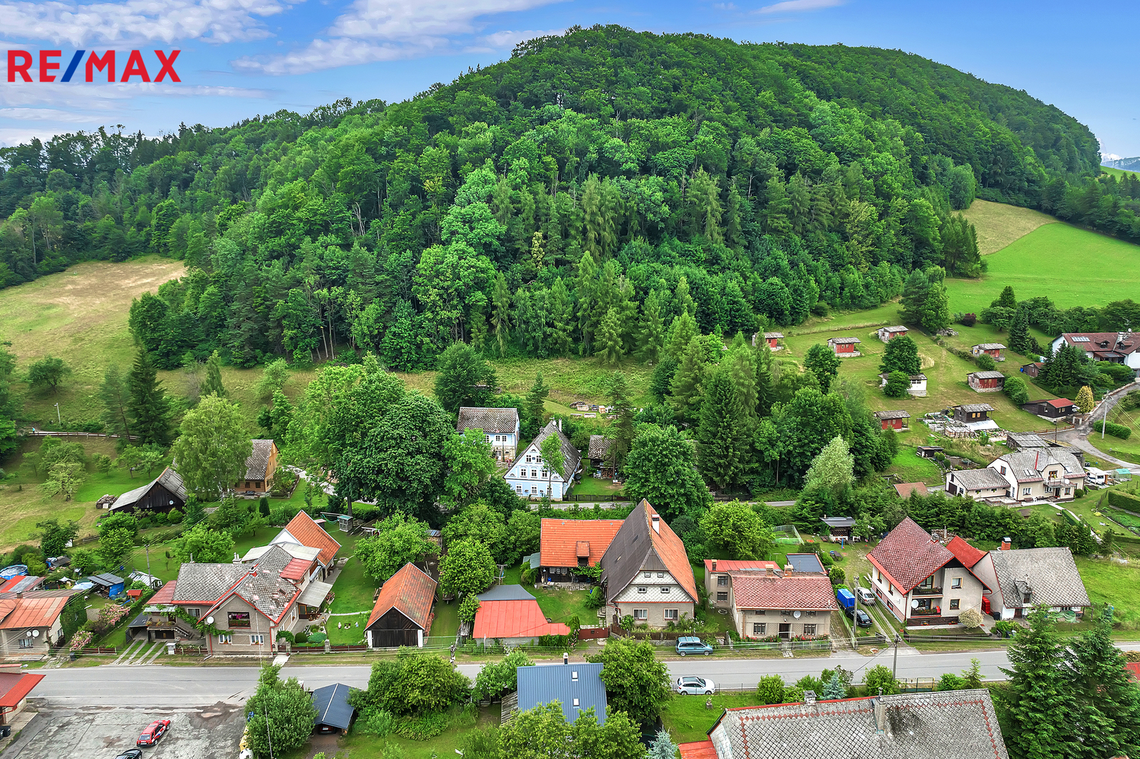 Rodinný dům, Machov - pohled na dům