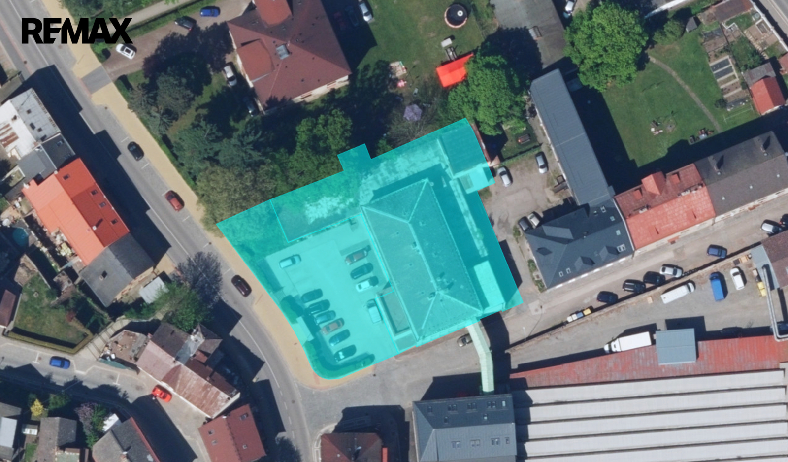 Katastrální mapa pozemku