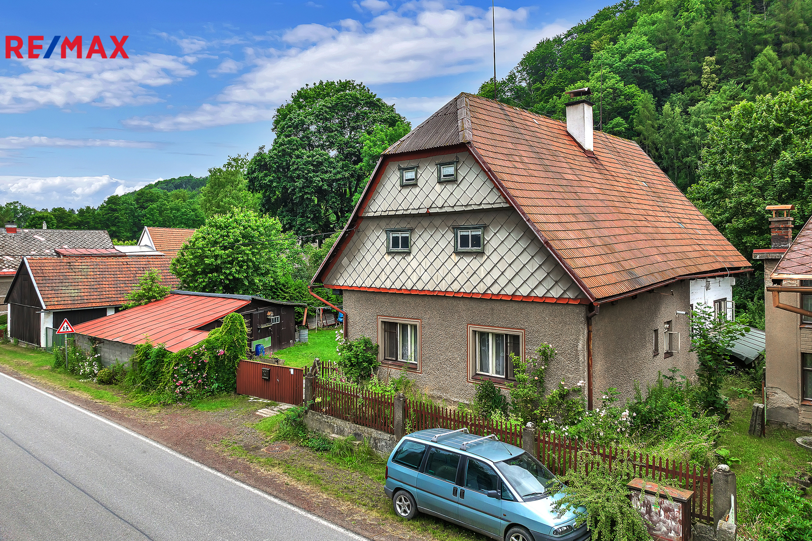 Rodinný dům, Machov - pohled na dům
