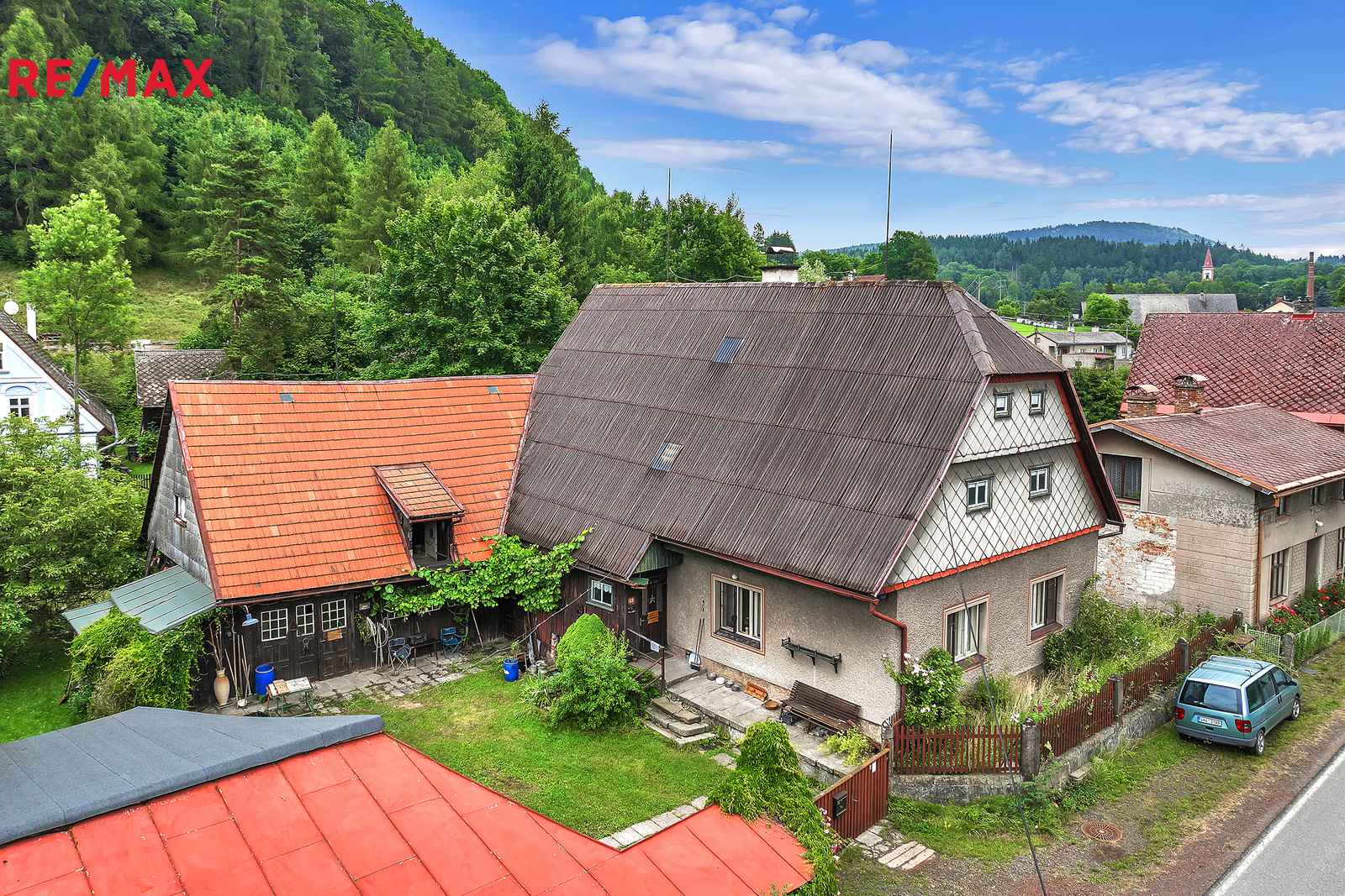 Rodinný dům, Machov - pohled na dům
