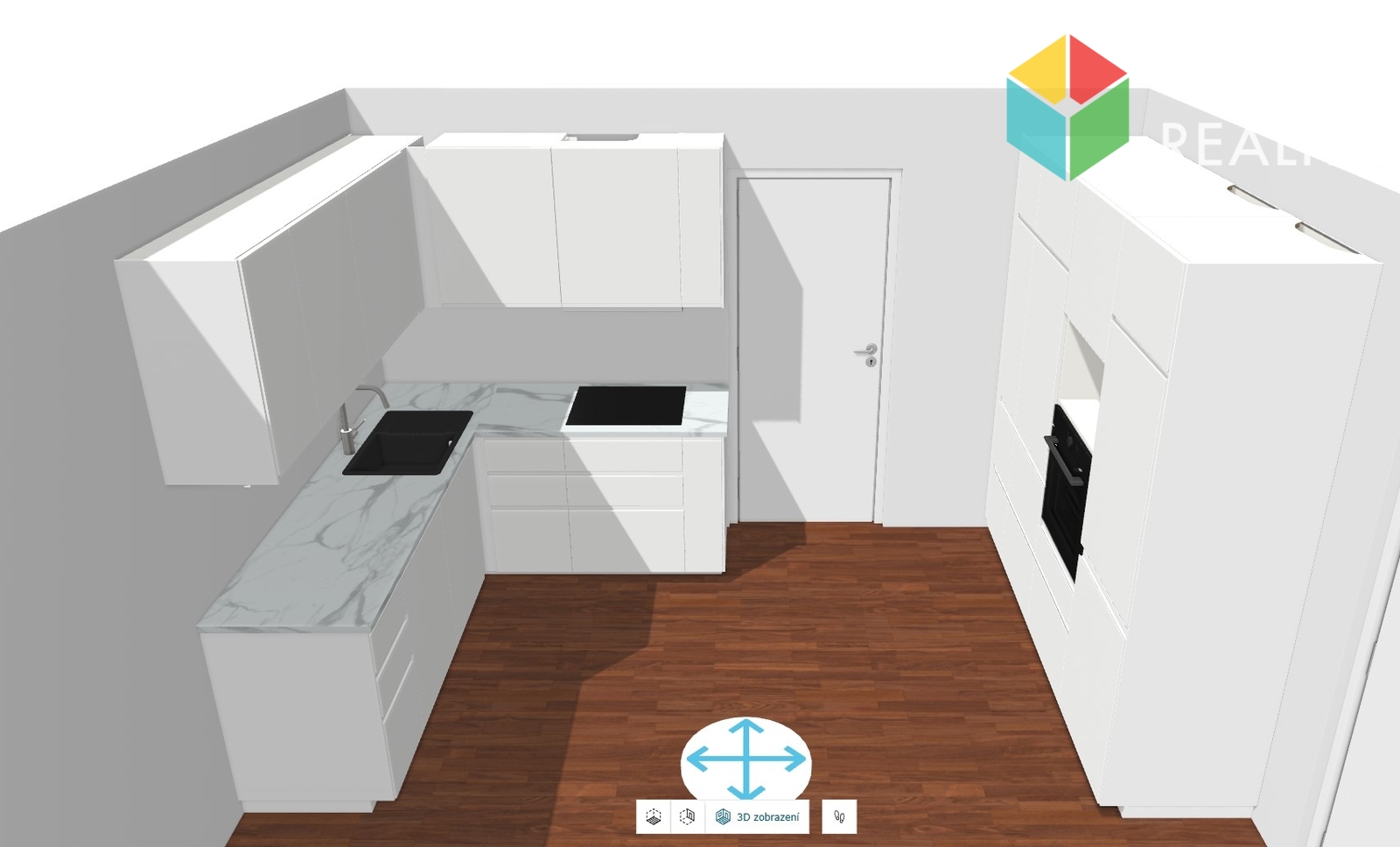 vizualizace kuchyně
