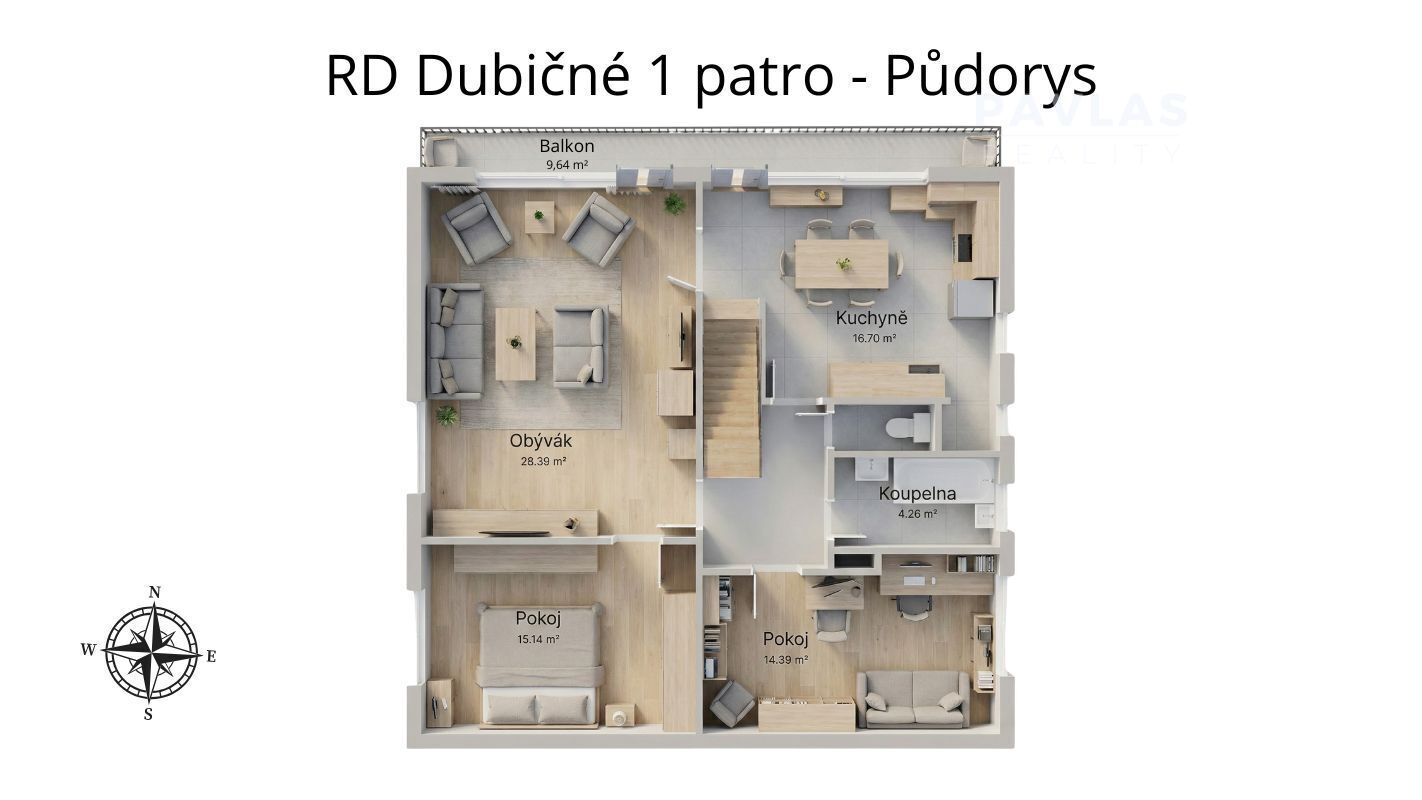 RD Dubičné 1 patro - 3D Půdorys.jpg