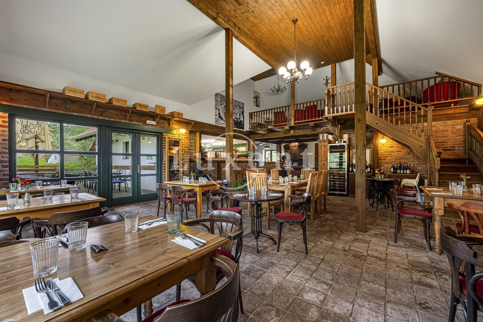 interiér restaurace