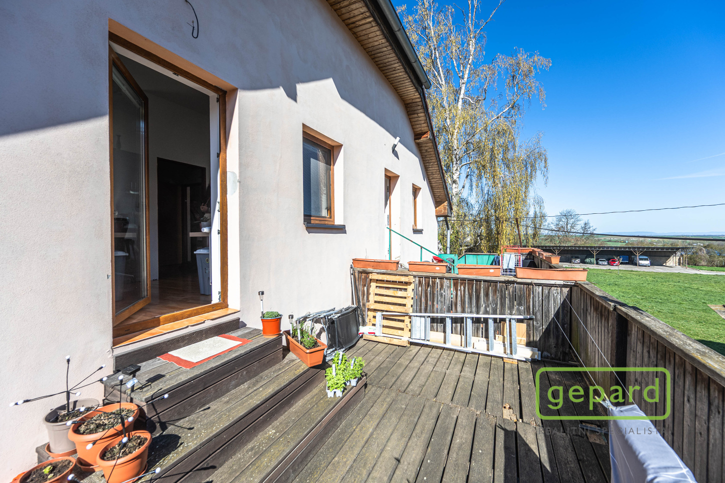 Terasa bytové jednotky v 2NP